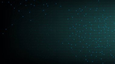 İkili dil siber güvenlik arka plan tasarımı