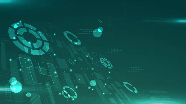 Yapay Zeka Teknolojisi Bilgisayar Ekran Arkaplan Tasarımı