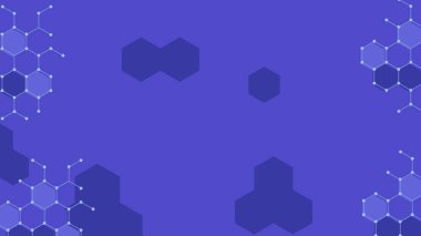 Soyut kimyasal bağlama bilim arkaplan tasarımını şekillendirir