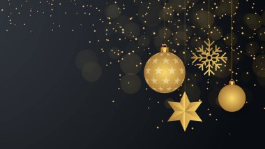 Düşen altın parıltısıyla soyut gradyan yeni yıl arkaplan tasarımı