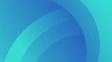 Soyut mavi ve cyan gradyan şekil katmanları arkaplan tasarımı