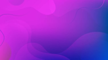 Soyut pembe ve mavi gradyan şekiller katman katman arkaplan tasarımı