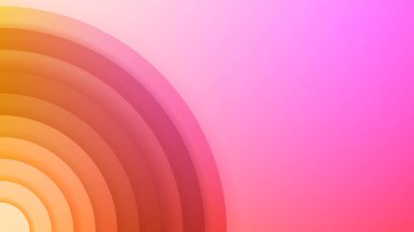 Dairesel şekilleri olan soyut yumuşak çok renkli gradyan arkaplan tasarımı