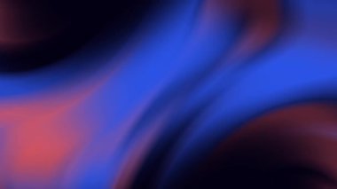 Siyah arkaplanda mavi ve kırmızı duman hareketi grafiği bir taraftan diğer tarafa hareket ediyor