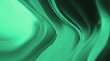 Yeşil gradyan sanatsal arkaplan animasyon video hareketi grafiğini katlar