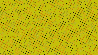 2d kırmızı ve siyah yanıp sönen üçgen şekiller hareket grafiği arkaplan canlandırma videosu