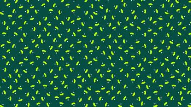 Yeşil ve kireç şekilleri Memphis 2 boyutlu arka plan animasyon video hareketi grafiği