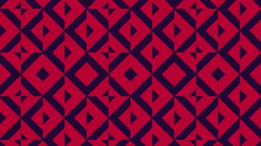 Kırmızı ve mavi retro biçimi 2d model arkaplan canlandırma video hareketi grafiği