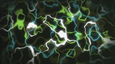 Çoklu renk birleştirilmiş duman dalgaları soyut arkaplan canlandırma video hareketi grafiği