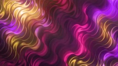 Cam efektli çoklu renk dalgaları arka plan canlandırma video hareketi grafiği