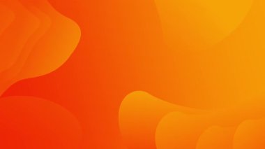 Sarı ve turuncu katmanlar arkaplan açıcı animasyon video hareketi grafiği