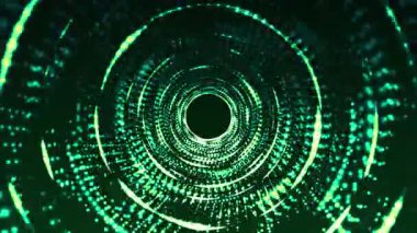 Parlak tünel animasyon arkaplan hareketi grafikli soyut hız çemberi