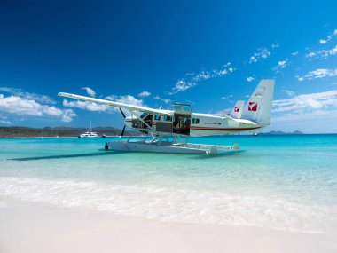 Whitehaven Sahili 'nde deniz uçağı Whitehaven, Queensland