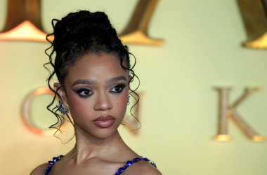 Tiffany Boone, İngiltere 'nin başkenti Londra' da 11 Aralık 2024 tarihinde Cineworld Leicester Meydanı 'nda düzenlenen Mufasa The Lion King UK galasına katılır..