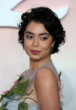 Auli 'i Cravalho, 11 Kasım 2024' te Londra, İngiltere 'deki Cineworld Leicester Meydanı' ndaki Moana 2 UK galasına katılır..