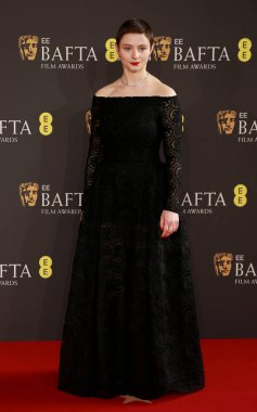 Thomasin McKenzie, İngiltere 'nin başkenti Londra' da 16 Şubat 2025 tarihinde The Royal Festival Hall 'da 2025 BAFTA Film Ödülleri' ne katılmıştır..