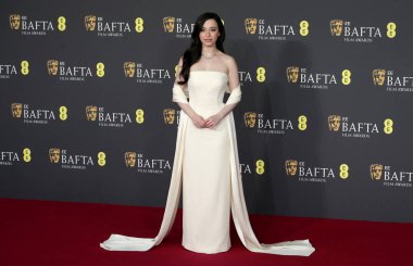 Mikey Madison, İngiltere 'nin başkenti Londra' da 16 Şubat 2025 'te The Royal Festival Hall' da 2025 BAFTA Film Ödülleri 'ne katılır..