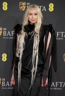 Gwendoline Christie, İngiltere 'nin başkenti Londra' da 16 Şubat 2025 tarihinde The Royal Festival Hall 'da 2025 BAFTA Film Ödülleri' ne katılmıştır..