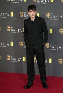Timothee Chalamet, İngiltere 'nin başkenti Londra' da 16 Şubat 2025 tarihinde Royal Festival Hall 'da verilen 2025 BAFTA film ödüllerine katılır..