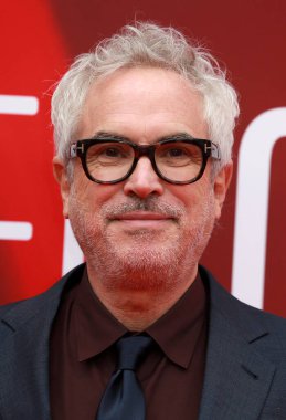 Alfonso Cuaron, Londra 'nın başkenti Londra' da düzenlenen 68. BFI Londra Film Festivali sırasında düzenlenen Bildirimci özel etkinlik gösterimine 10 Ekim 2024 'te katılır..