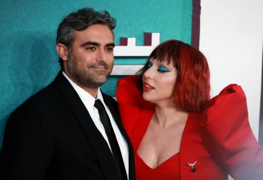 Michael Polansky ve Lady Gaga, Joker Folie a Deux 'nun İngiltere' deki galasına 25 Eylül 2024 'te Londra' da Sinema Dünyası Leicester Meydanı 'nda katıldılar..