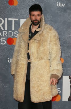 Sergio Pizzorno, BRIT Ödülleri 2025 Kıtalararası Otel Londra O2 'de 01 Mart 2025' te Londra, İngiltere 'de katılmaktadır..