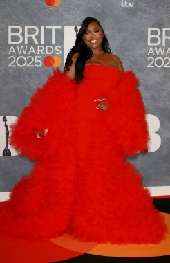 Nella Rose, BRIT Ödülleri 2025 Kıtalararası Otel Londra O2 'de 01 Mart 2025' te Londra, İngiltere 'de katılmaktadır..