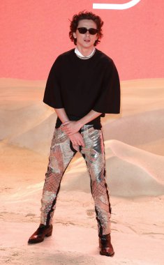 Timothee Chalamet, 15 Şubat 2024 'te Londra, İngiltere' de Leicester Meydanı 'nda bulunan Dune II' nin dünya prömiyerine katılır..