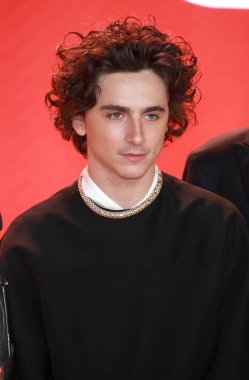 Timothee Chalamet, 15 Şubat 2024 'te Londra, İngiltere' de Leicester Meydanı 'nda bulunan Dune II' nin dünya prömiyerine katılır..