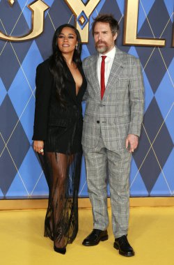 Ariana DeBose ve Sam Rockwell 24 Ocak 2024 'te Londra' da Odeon Luxe Leicester Meydanı 'nda Argylle' nin dünya prömiyerine katıldılar.. 