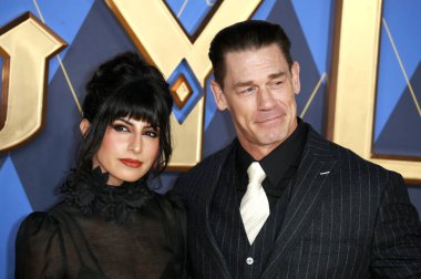 Shay Shariatzadeh ve John Cena 24 Ocak 2024 'te Londra, İngiltere' de bulunan Odeon Luxe Leicester Meydanı 'nda Argylle' nin dünya prömiyerine katıldılar..