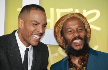 Reinaldo Marcus Green ve Ziggy Marley, 30 Ocak 2024 tarihinde Londra, İngiltere 'de BFI IMAX Waterloo' da Bob Marley One Love 'ın Birleşik Krallık galasına katıldılar..