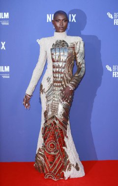 Jodie Turner-Smith, İngiltere 'nin 26. BFI Londra Film Festivali sırasında Londra' nın başkenti Londra 'daki The Royal Festival Hall' da düzenlenen 