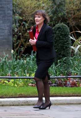 İngiltere Savunma Bakanı John Healey, 26 Mart 2025 'te Londra, İngiltere' deki kabine toplantısından sonra Downing Caddesi 10 numaradan ayrıldı..