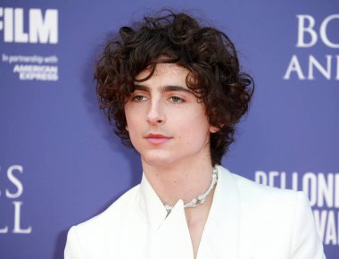 Timothee Chalamet, Londra 'nın başkenti Londra' daki The Royal Festival Hall 'da düzenlenen 66.. 
