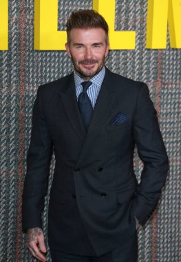 David Beckham, Royal Drury Lane Tiyatrosu 'nda The Gentlemen' in Birleşik Krallık Serisi Global Prömiyeri 'ne 5 Mart 2024' te Londra, İngiltere 'de katılmaktadır..