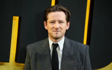 Lewis Pullman 22 Nisan 2025 'te Londra, İngiltere' deki Cineworld Leicester Meydanı 'ndaki Thunderbolts UK Özel Gösterimine katılır..