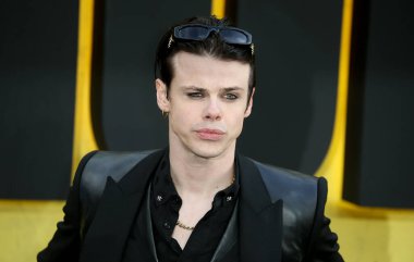 Yungblud 22 Nisan 2025 'te Londra, İngiltere' deki Cineworld Leicester Meydanı 'ndaki Thunderbolts UK özel gösterimine katılır..