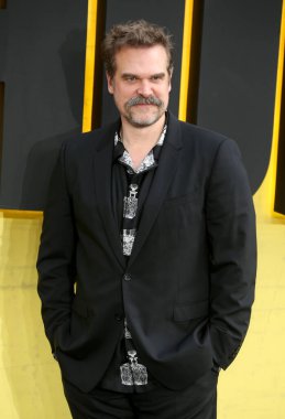 David Harbour 22 Nisan 2025 'te Londra, İngiltere' de Cineworld Leicester Meydanı 'ndaki Thunderbolts UK özel gösterimine katılır..
