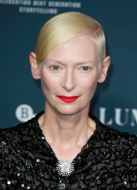 Tilda Swinton, 29 Eylül 2022 'de Londra, İngiltere' de Londra 'da bulunan The Londoner Hotel' de düzenlenen BFI Londra Film Festivali Luminous Gala 'ya katıldı..