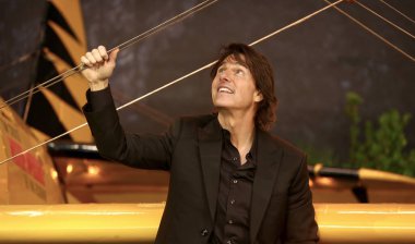 Tom Cruise, 15 Mayıs 2025 'te Londra, İngiltere' deki Leicester Meydanı 'ndaki The Final Reckoning Global Premiere' e katılıyor..