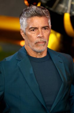 Esai Morales, 15 Mayıs 2025 'te Londra, İngiltere' deki Leicester Meydanı 'nda düzenlenen The Final Reckoning Global Premiere' e katılıyor..