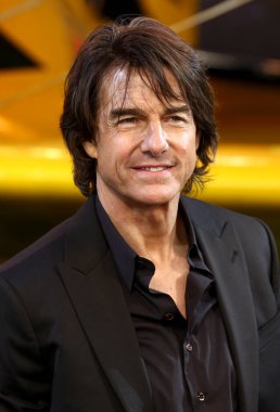 Tom Cruise, 15 Mayıs 2025 'te Londra, İngiltere' deki Leicester Meydanı 'ndaki The Final Reckoning Global Premiere' e katılıyor..