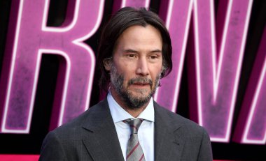 Keanu Reeves, 22 Mayıs 2025 'te Londra' da Sinema Dünyası Leicester Meydanı 'nda John Wick Balerin' in dünya prömiyerine katılır..