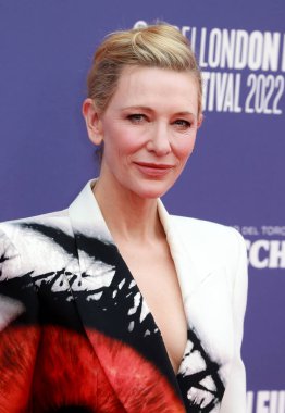 Cate Blanchett, 15 Ekim 2022 'de Londra' daki The Royal Festival Hall 'da Guillermo Del Toro Pinokyo' nun dünya prömiyerine katılır..