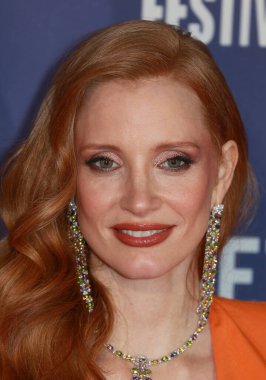 Jessica Chastain, 10 Ekim 2022 'de Londra, İngiltere' deki Southbank Centre 'da The Good Nurse UK galasına katılır..