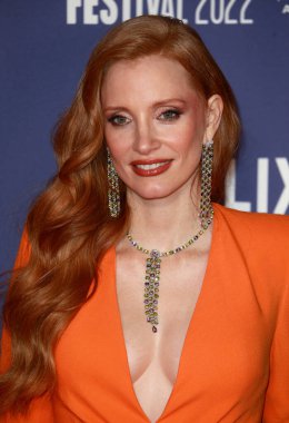 Jessica Chastain, 10 Ekim 2022 'de Londra, İngiltere' deki Southbank Centre 'da The Good Nurse UK galasına katılır..