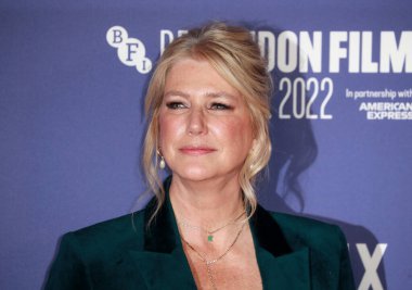 Amy Loughren, 10 Ekim 2022 'de Londra, İngiltere' deki Southbank Centre 'da The Good Nurse UK Premiere' e katıldı..