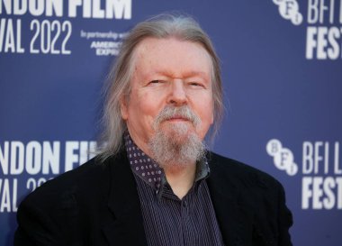 Christopher Hampton, 10 Ekim 2022 'de Londra, İngiltere' deki Southbank Centre 'da Son UK galasına katılır..