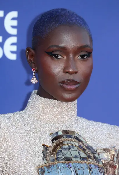 Jodie Turner-Smith, İngiltere Kraliyet Festivali Salonu 'ndaki Beyaz Gürültü' nün galasına 6 Ekim 2022 'de Londra, İngiltere' de katılır..